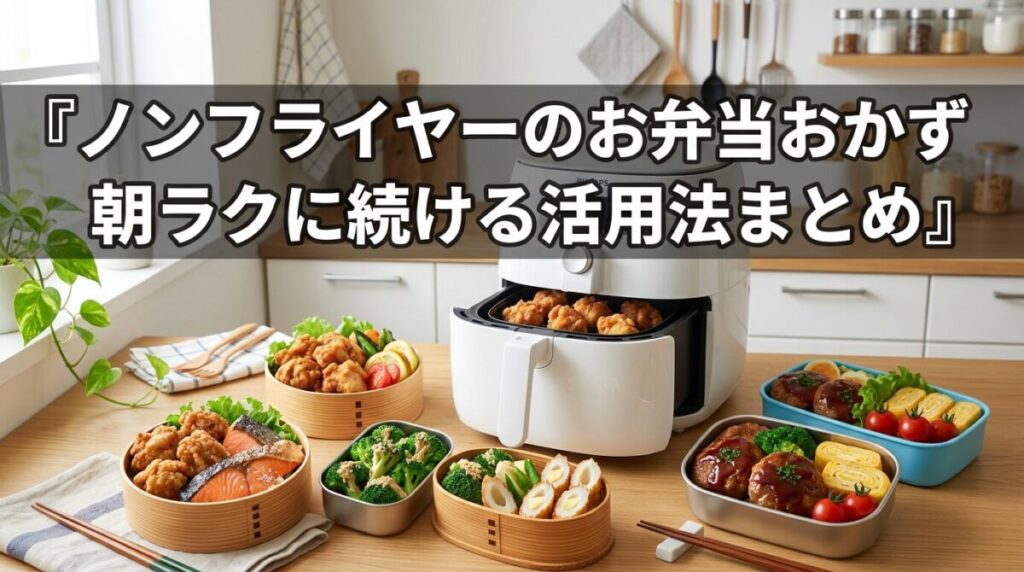 ノンフライヤーのお弁当おかず｜