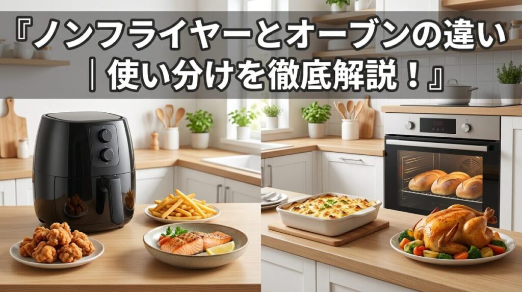 ノンフライヤーとオーブンの違い