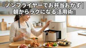ノンフライヤーでお弁当おかず