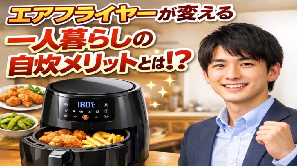 エアフライヤーが変える一人暮らしの自炊メリット