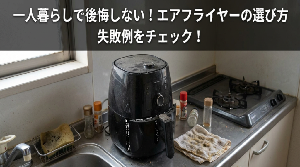 エアフライヤーを一人暮らしで後悔しない選び方
