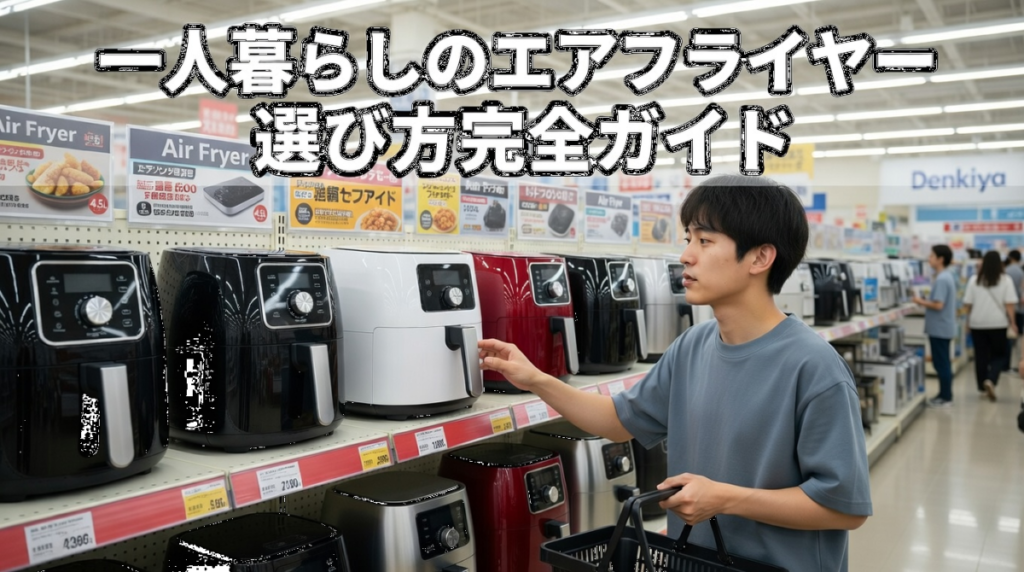 一人暮らしのエアフライヤー選び方