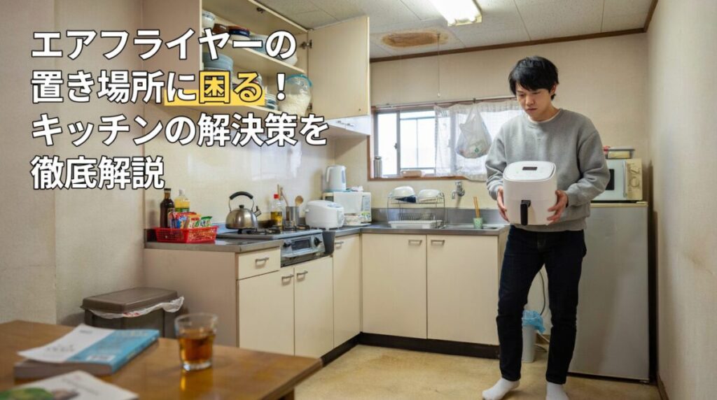 エアフライヤーの置き場所に困る！